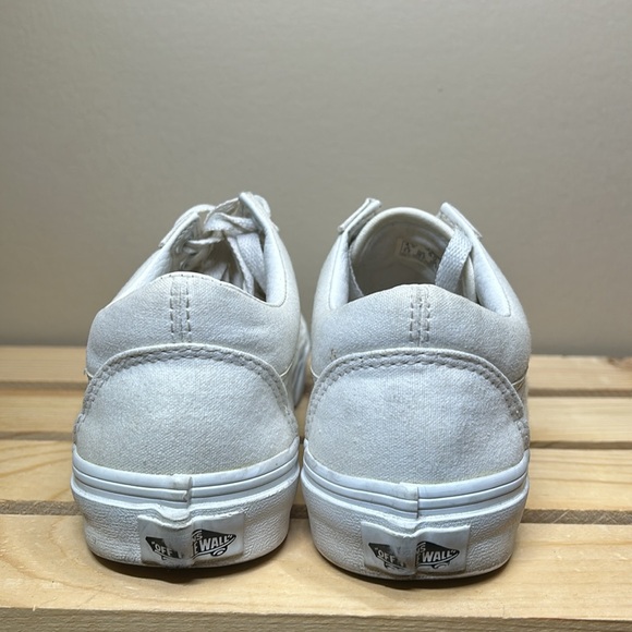 Vans Men’s size 4.5 Canvas/white low top - Picture 2 of 5